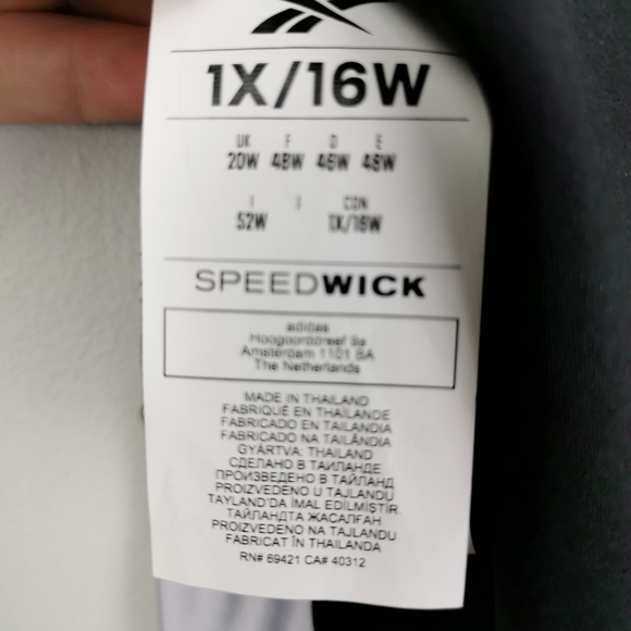 NWT Reebok Studio High Intensity Bodysuit 1X 16 - Picture 9 of 11